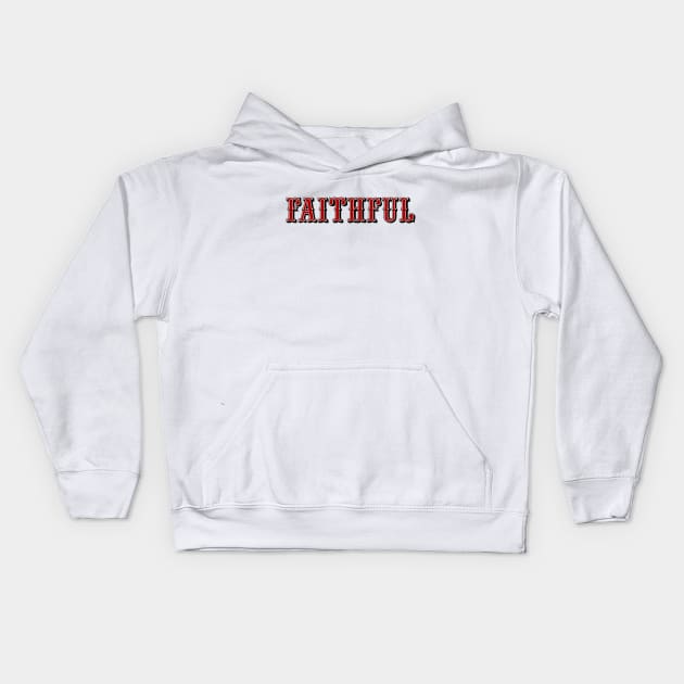 San Francisco Faithful - Gold Kids Hoodie by KFig21